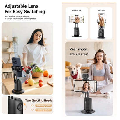 LivePro Gimbal™ – 360° Face Tracking Smartphone Stabilizer